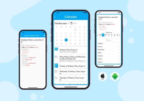 Mobile App Development Package Example: Electronic common prayer