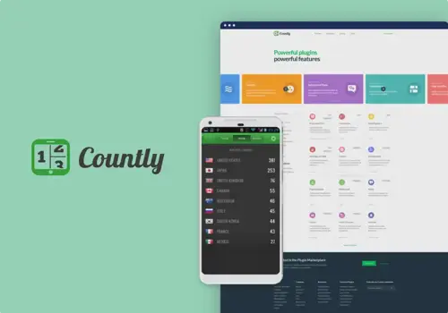 Web Design Package Example: Project with Count.ly