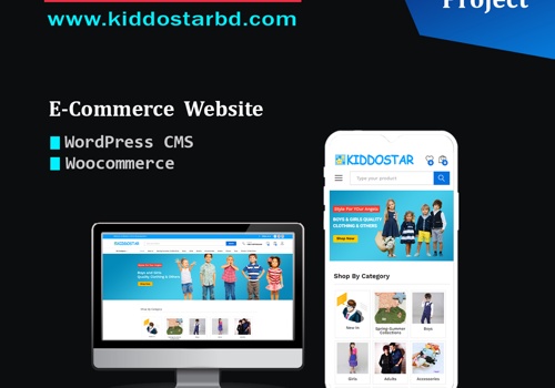 Web Development Package Example: Kids Wear Ecommerce Website