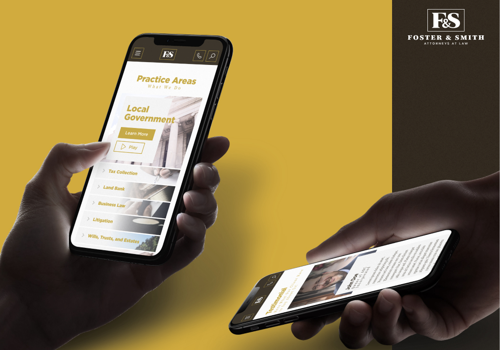 Web Design Package Example: Foster & Smith | Corporate