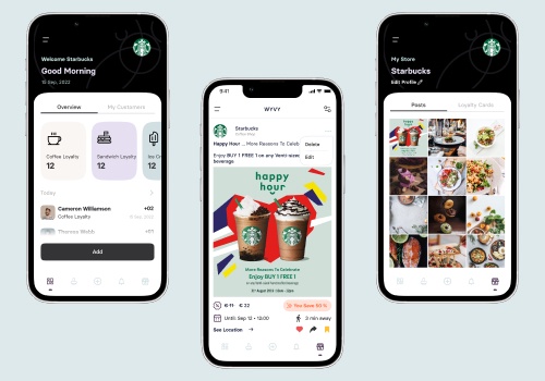 UX/UI Design Package Example: WYVY - Android & IOS App Development
