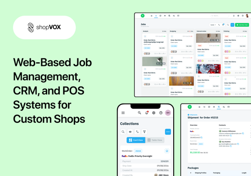 Custom Software Development Package Example: Complex SaaS platform for managing sign shop