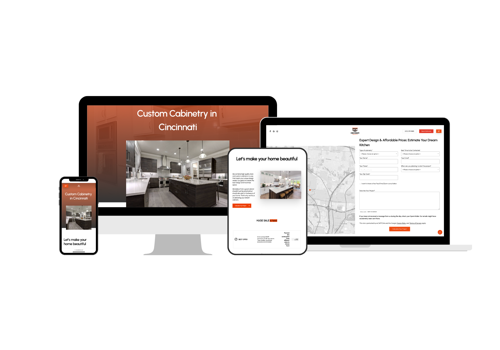 Social Media Marketing Package Example: SMM, SEO & Website Dev for Cabinet Company