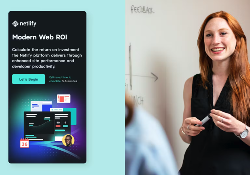 Digital Strategy Package Example: Netlify ROI Calculator