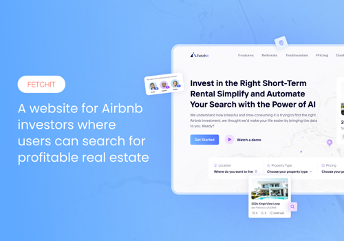 Web Design Package Example: Fetchit: Web UI/UX