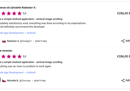 Mobile App Development Package Example: Android Dev for Image Viewing App