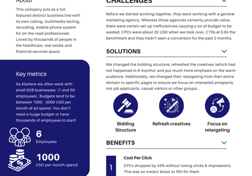 Social Media Marketing Package Example: LinkedIn Ads Management - Tech company