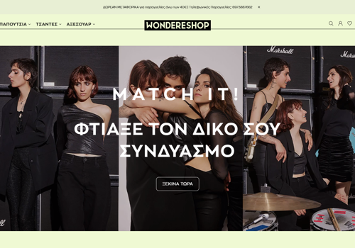E-Commerce Development Package Example: WonderEshop Shopify development