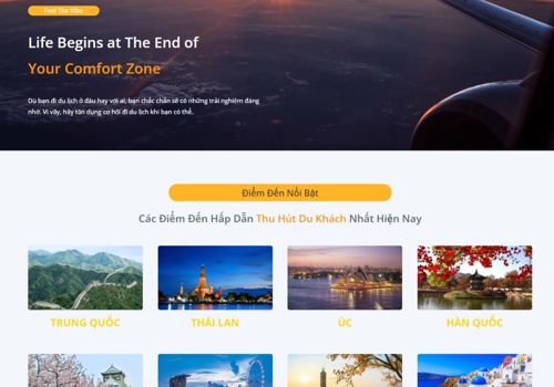 Digital Strategy Package Example: Travel Agency Website Design
