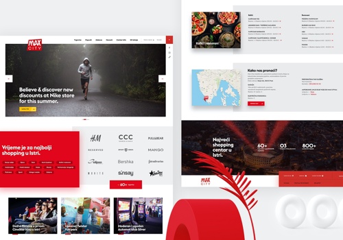 UX/UI Design Package Example: Max City, Web Design and Development