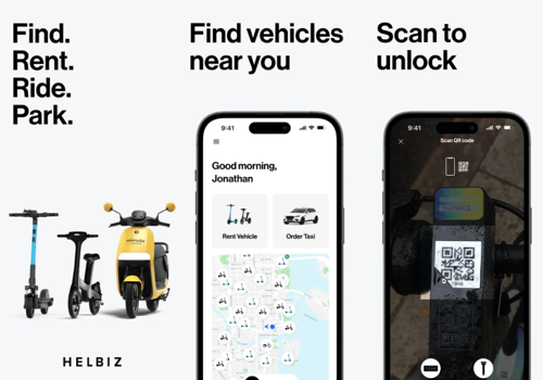 Mobile App Development Package Example: Helbiz