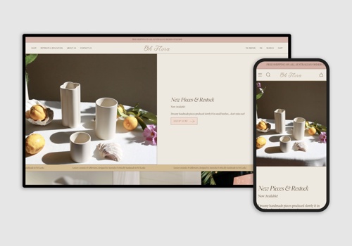 Web Design Package Example: Custom theme design using Premium theme