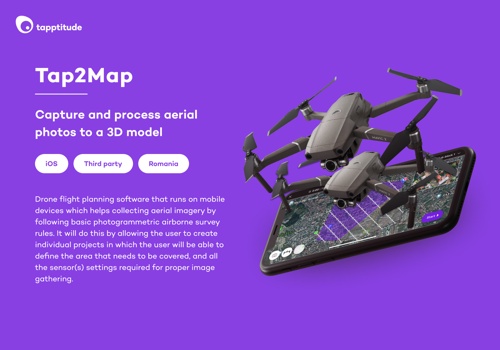 Mobile App Development Package Example: Tap2Map