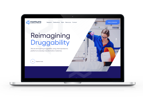 Web Development Package Example: Nomura Research Group