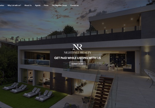 UX/UI Design Package Example: Real estate website redesign and layout