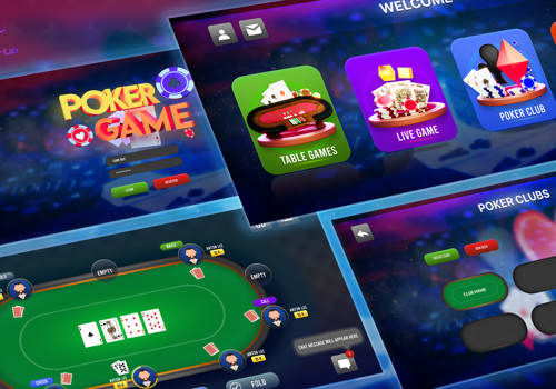 UX/UI Design Package Example: Poker Game Design