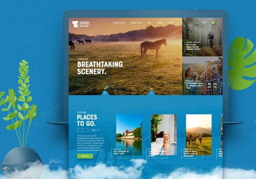 Web Design Package Example: Tourst Board SMŽ, Web Design and Development