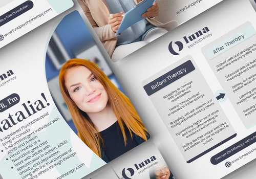 Advertising Package Example: Luna Psychotherapy