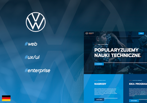 Web Development Package Example: Volkswagen - a non-profit voting system for school