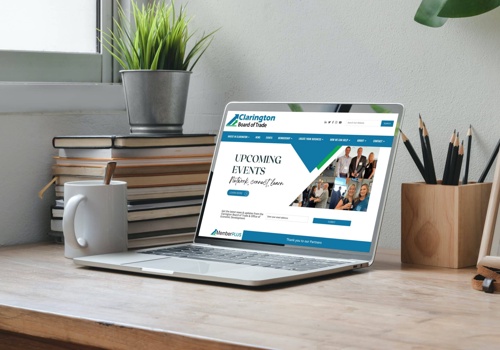 Web Design Package Example: Clarington Board of Trade Website