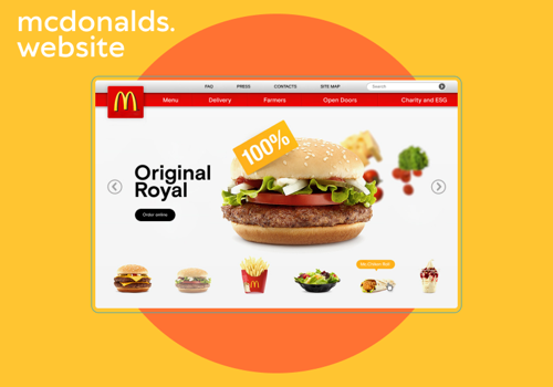Web Development Package Example: McDonald's