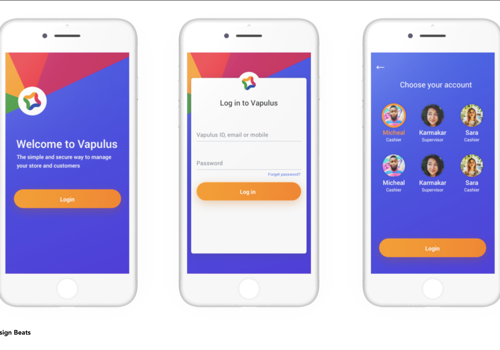 UX/UI Design Package Example: Vapulus