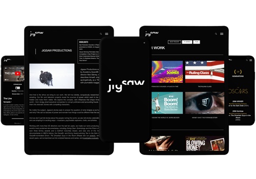 Branding Package Example: Jigsaw Productions Branding Website Design & Dev