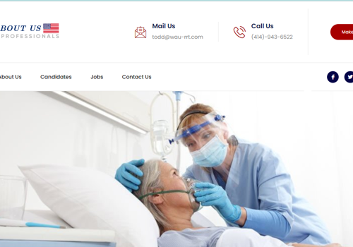Web Design Package Example: WAU Staffing Services