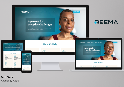 Web Development Package Example: Reema Health
