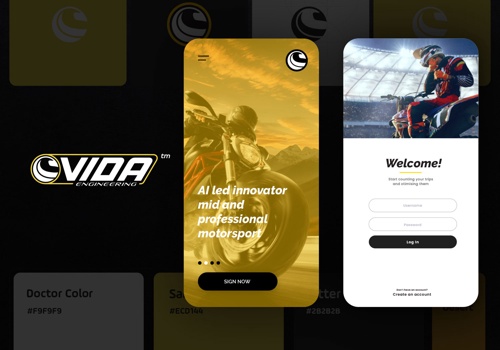 Logo Package Example: Logo design Motorsport AI company