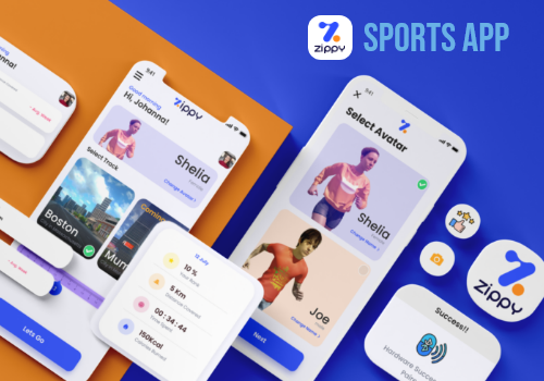 Mobile App Development Package Example: Zippy Fit - (IoT-Based Application)