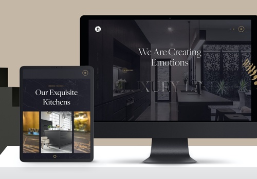 Web Development Package Example: InColor Kitchens, Web Design and Development