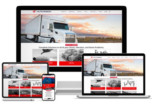 Web Design Package Example: Hutchinson Aerospace & Industry