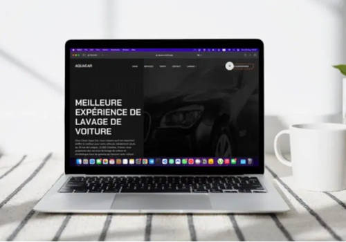 Web Development Package Example: Website for AquaCar