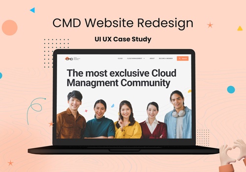 UX/UI Design Package Example: CMD Website Redesign
