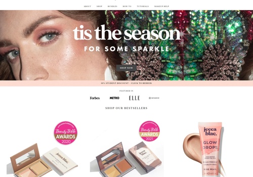 E-Commerce Development Package Example: Beauty and Cosmetics