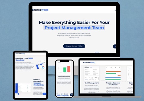 Web Development Package Example: Frameworq -Online Project Management made easier