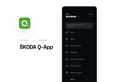 Mobile App Development Package Example: ŠKODA Q-App