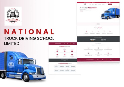 Web Development Package Example: National Truck Driving School