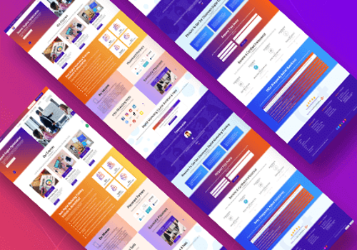 Web Development Package Example: Divwy Digital Marketing Training Institute