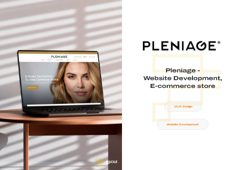 UX/UI Design Package Example: Pleniage - Website Development