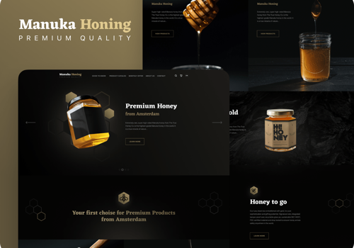 Web Design Package Example: Website & Design: Manuka Honing