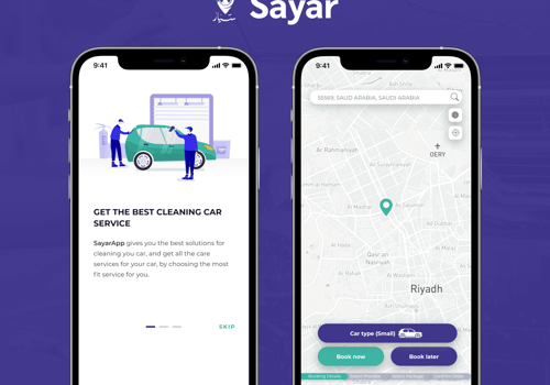 Mobile App Development Package Example: Sayar