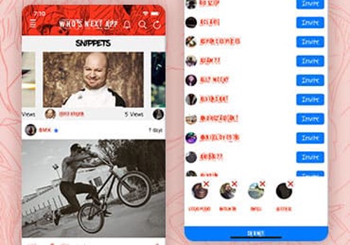 Mobile App Development Package Example: Who's Next