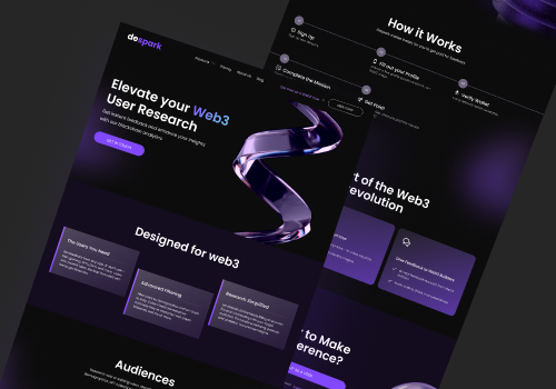 Branding Package Example: UI/UX Website Design for B2B software firm