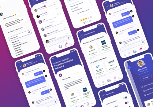 UX/UI Design Package Example: 360Quadrants