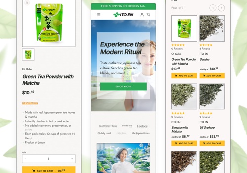 Search Engine Optimization Package Example: A New Digital Face for the Global Green Tea Leader