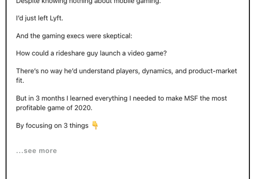 Content Writing Services Package Example: David Mausolf, Apex Growth