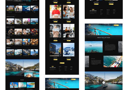 Web Development Package Example: Web Application - Hoy Hoy Ibiza