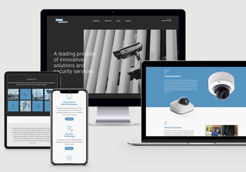 Web Development Package Example: Grid Squared Systems - Website